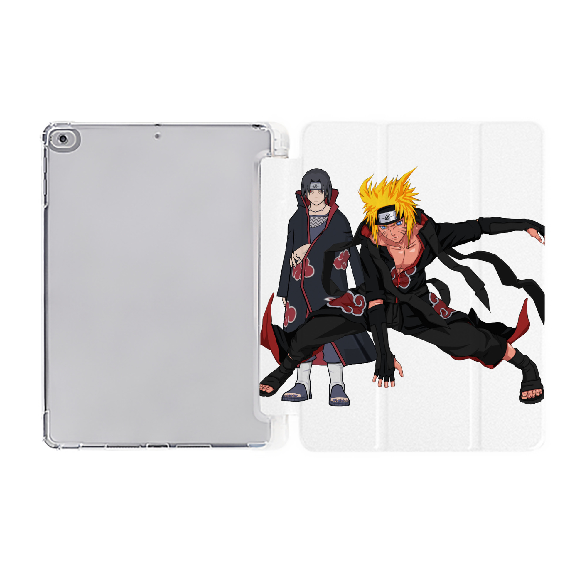 （画像用） NARUTO -ナルト- うずまき ナルト Uzumaki Naruto IPad ケース ペン収納付き 三つ折りスタンド PUレザー×シリコン 対応機種9.5/10.5/10.9インチ